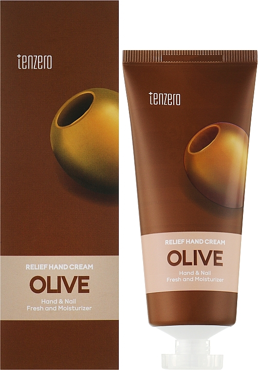 Krem do rąk z ekstraktem z owoców - Tenzero Relief Hand Cream Olive — Zdjęcie N2