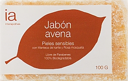 Kup Naturalne mydło do twarzy i ciała z ekstraktem z owsa - Interapothek Pieles Sensibles Jabon Avena