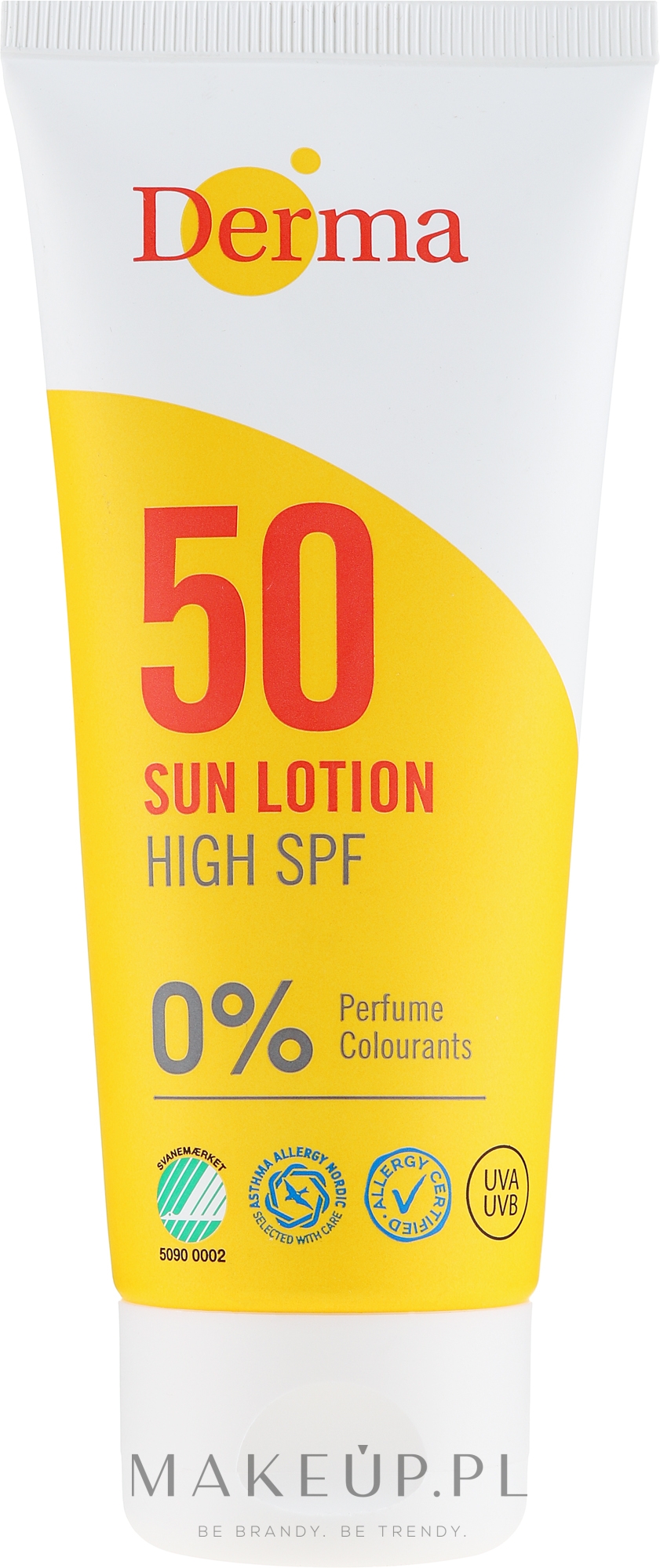 Przeciwsłoneczny balsam do opalania ciała i twarzy SPF 50 - Derma Sun Lotion — Zdjęcie 100 ml