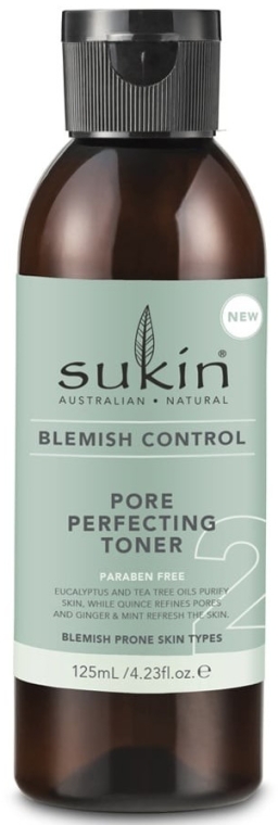 Tonik do twarzy minimalizujący pory - Sukin Blemish Control Pore Perfecting Toner — Zdjęcie N1
