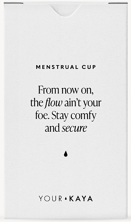 Kubeczek menstruacyjny, mały - Your Kaya Menstrual Cup — Zdjęcie N6