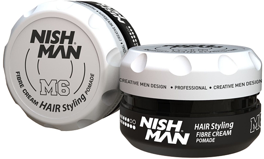 Pomada do stylizacji włosów - Nishman Hair Styling Fibre Cream — фото N1