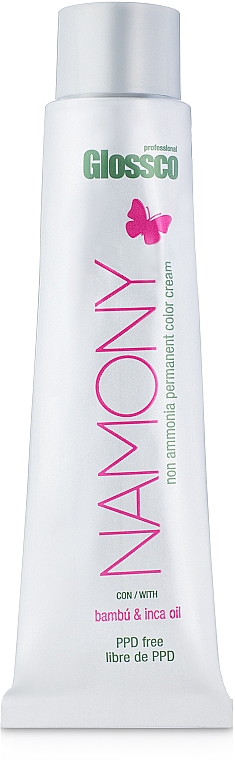 Farba do włosów dla mężczyzn bez amoniaku - Glossco Color Cream Namony — Zdjęcie N2