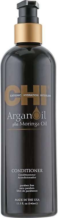 Odżywka odbudowująca włosy z olejem arganowym - CHI Argan Oil Plus Moringa Oil Conditioner — Zdjęcie N1