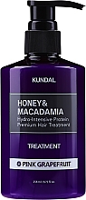 Intensywnie nawilżająca kuracja proteinowa do włosów Różowy grejpfrut - Kundal Honey & Macadamia Treatment Pink Grapefruit — Zdjęcie N3