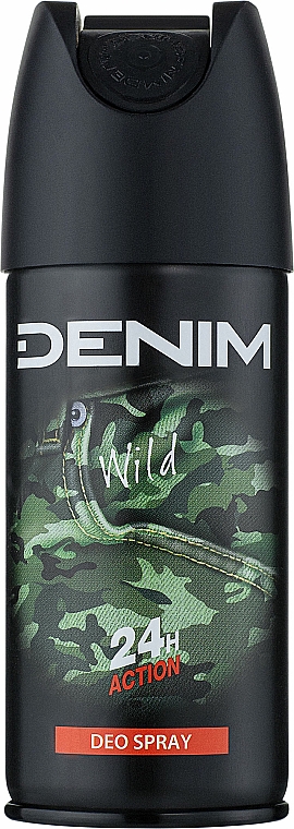 Denim Wild Deo Spray - Perfumowany dezodorant z atomizerem — Zdjęcie N1