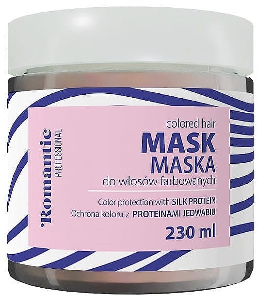 Ujędrniająca maska do włosów z białkami jedwabiu - Romantic Professional Silk Hair Mask — Zdjęcie N1