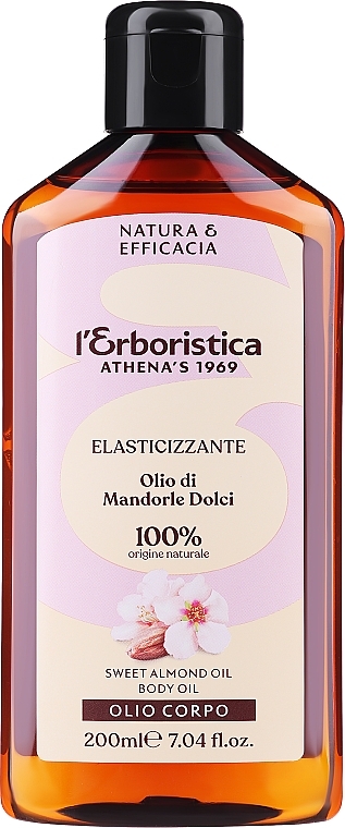 Naturalny olej ze słodkich migdałów - Athena's Erboristica 100% Puro Olio Mandorle Dolci — Zdjęcie N1