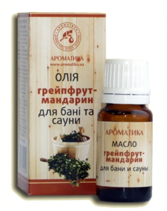 Grejpfrutowo-mandarynkowy olejek do kąpieli i sauny - Aromatika