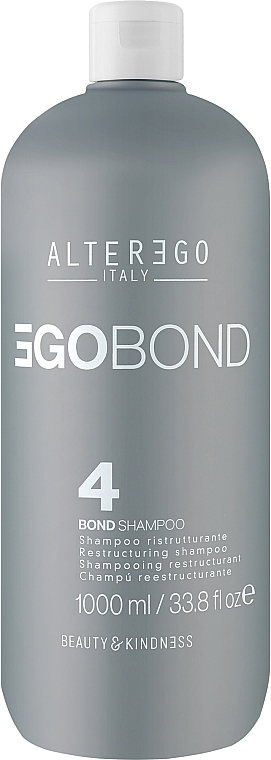 Szampon odbudowujący do odbudowy i odżywienia włosów - Alter Ego Egobond 4 Bond Shampoo — Zdjęcie N2