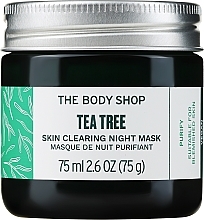 Maska na noc do twarzy przeciw niedoskonałościom Drzewo herbaciane - The Body Shop Tea Tree Anti-Imperfection Night Mask — Zdjęcie N1