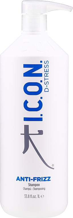 Szampon do włosów kręconych - I.C.O.N. Anti-Frizz D-Stress Shampoo — Zdjęcie N1