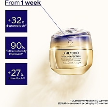 Skoncentrowany krem dla skóry dojrzałej - Shiseido Vital Perfection Concentrated Supreme Cream Refill — Zdjęcie N3