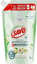 Kup Mydło w płynie do rąk z rumiankiem i olejkiem jojoba - Savo Liquid Handwash Chamomile & Jojoba Oil (wymienna jednostka)