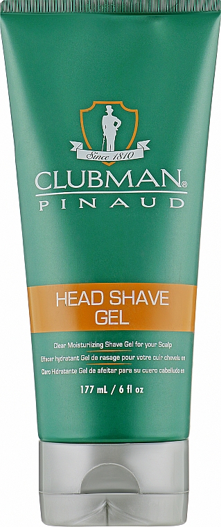 Nawilżający żel do golenia - Clubman Pinaud Head Shave Gel — Zdjęcie N1