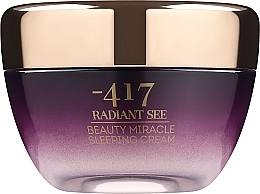 Regenerujący krem do twarzy na noc - -417 Radiant See Immediate Miracle Beauty Sleeping Cream — Zdjęcie N1