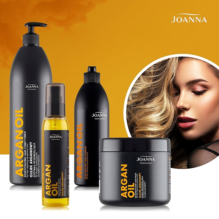 Regenerujący szampon do włosów wymagających szczególnej pielęgnacji z olejem arganowym - Joanna Professional — Zdjęcie N9