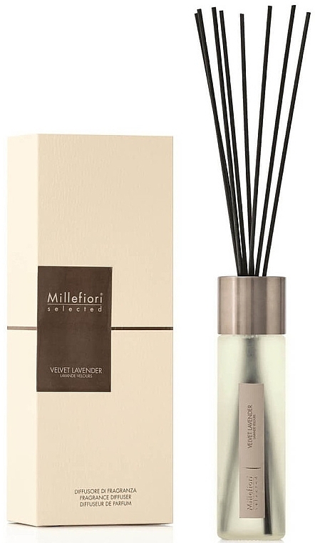 PRZECENA! Dyfuzor zapachowy - Millefiori Milano Selected Velvet Lavender Fragrance Diffuser * — Zdjęcie N6