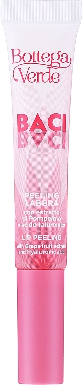 Peeling ust z ekstraktem grejpfruta i kwasem hialuronowym - Bottega Verde Baci Baci Lip Peeling — Zdjęcie N1