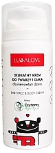 Kup WYPRZEDAŻ Delikatny krem do twarzy i ciała dla niemowląt i dzieci - Lullalove Baby Lotion For Face & Body *