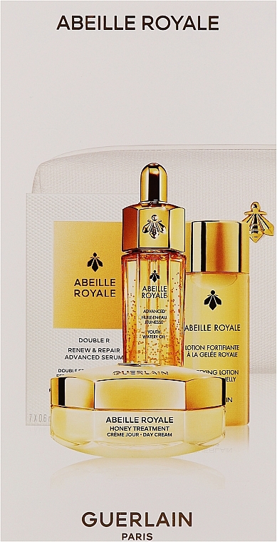 Zestaw - Guerlain Abeille Royale Anti-Aging Program (ser 7 x 0,6 ml + cr 50 ml + oil 15 ml + lot 40 ml)  — Zdjęcie N3