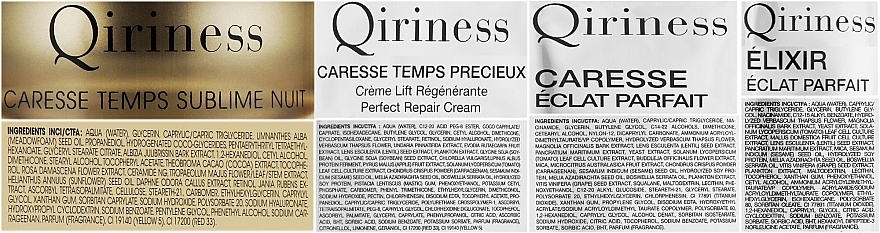 Rewitalizujący krem ​​przeciwstarzeniowy na noc o kompleksowym działaniu - Qiriness Caresse Temps Sublime Nuit Ultimate Anti-Age Revitalising Night Cream — Zdjęcie N4