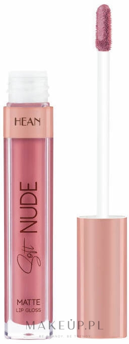 Matowy błyszczyk do ust - Hean Soft Nude Matte Lip Gloss — Zdjęcie 64 - Kissy Nude
