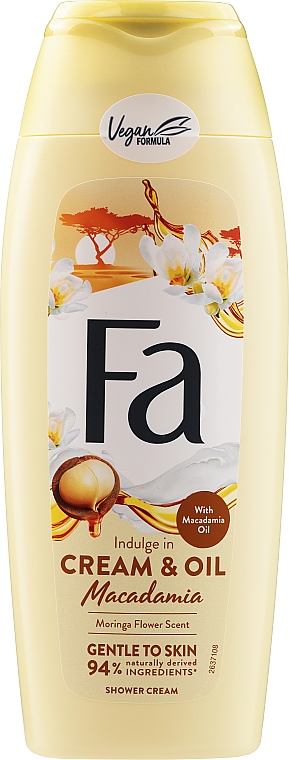 Krem pod prysznic Olej makadamia - Fa Cream & Oil Macadamia Shower Cream — Zdjęcie N1