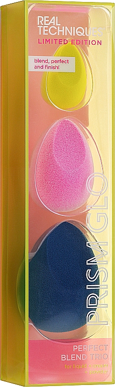 Zestaw gąbek - Real Techniques Prism Glo Sponge Set Perfect Blend Trio — Zdjęcie N1