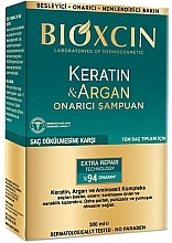 Szampon rewitalizujący z keratyną i arganem - Bioxcin Keratin & Argan Recovery Shampoo — Zdjęcie N2