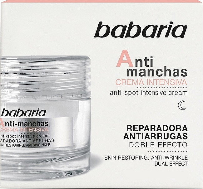 Intensywny krem ​​do twarzy przeciw przebarwieniom - Babaria Anti-Dark Spot Intensive Cream — Zdjęcie N1