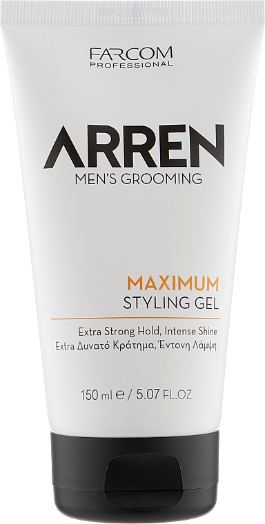 Żel do układania i utrwalania fryzur - Arren Men's Grooming Maximum Styling Gel — Zdjęcie N1