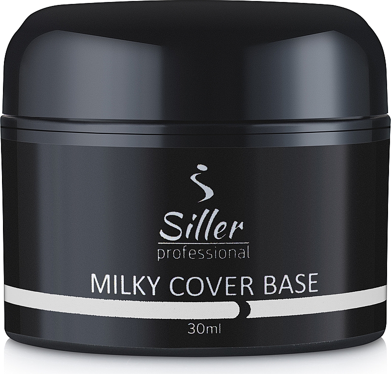 Baza do paznokci, 30 ml - Siller Professional Base Cover Milky
