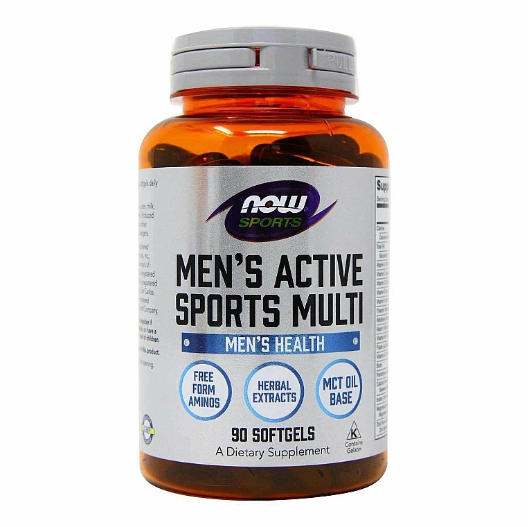 Witaminy dla mężczyzn, kapsułki - Now Foods Men's Extreme Sports Multi Softgels
