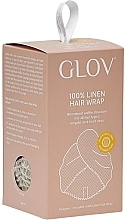 100% lniany turban do włosów - Glov 100% Linen Hair Wrap — Zdjęcie N3