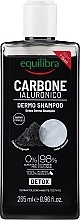 Szampon do włosów z węglem aktywnym - Equilibra Active Charcoal Detox Shampoo — Zdjęcie N1