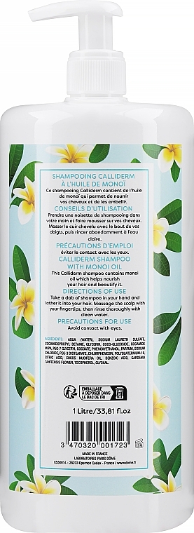 Szampon do włosów z olejkiem monoi - Calliderm Monoi Shampoo — Zdjęcie N4