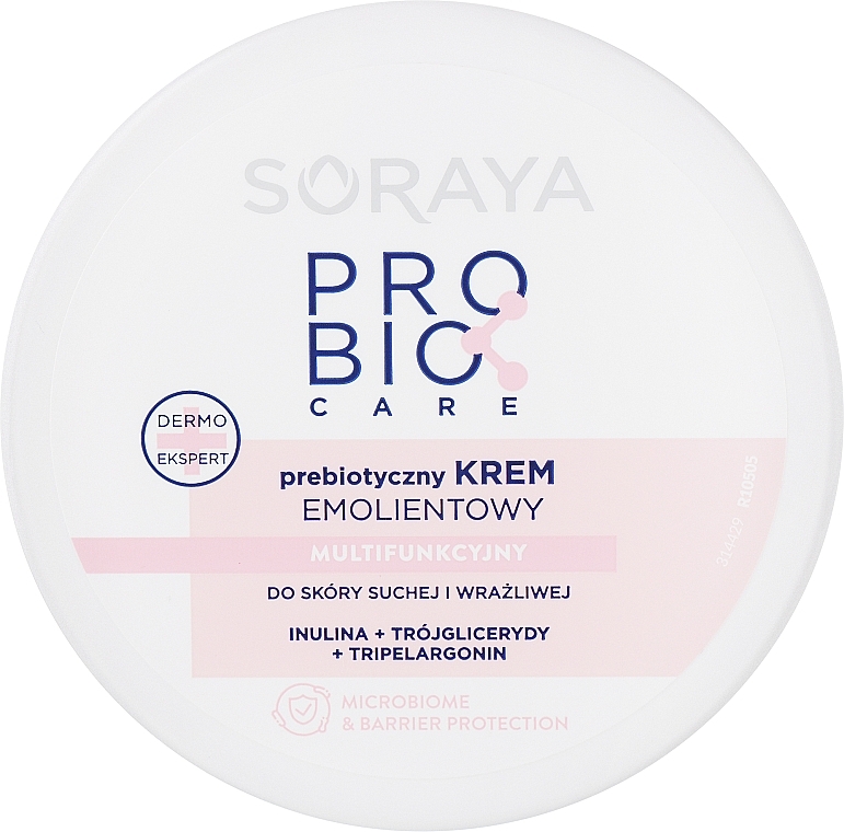 Probiotyczny krem ​​do skóry suchej i wrażliwej - Soraya Probio Care Emollient Cream — Zdjęcie N1