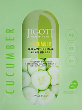 Kup Maska w ampułce Ogórek - Jigott Cucumber Real Ampoule Mask