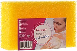Kup Antycellulitowa gąbka kąpielowa do masażu 6020, żółta - Donegal Cellulose Sponge