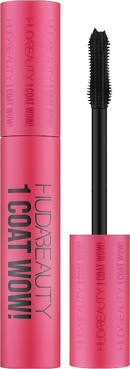 Tusz do rzęs - Huda Beauty 1 Coat Wow! Extra Volume And Lifting Mascara — Zdjęcie N1