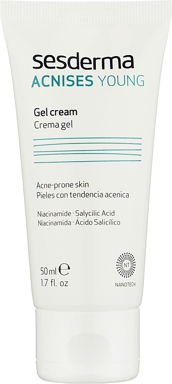 Żel-krem do twarzy - SesDerma Laboratories Acnises Young Gel Cream — Zdjęcie N1