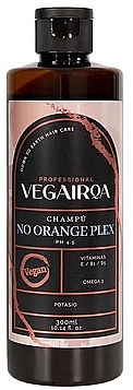 Szampon neutralizujący pomarańczowe tony do włosów ciemny blond i brązowych - Vegairoa No Orange Plex Shampoo — Zdjęcie N1