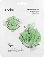 PRESENT! Maseczka do twarzy Ampułka z aloesem - Eco Be Aloe Ampoule Mask Pack — Zdjęcie N1