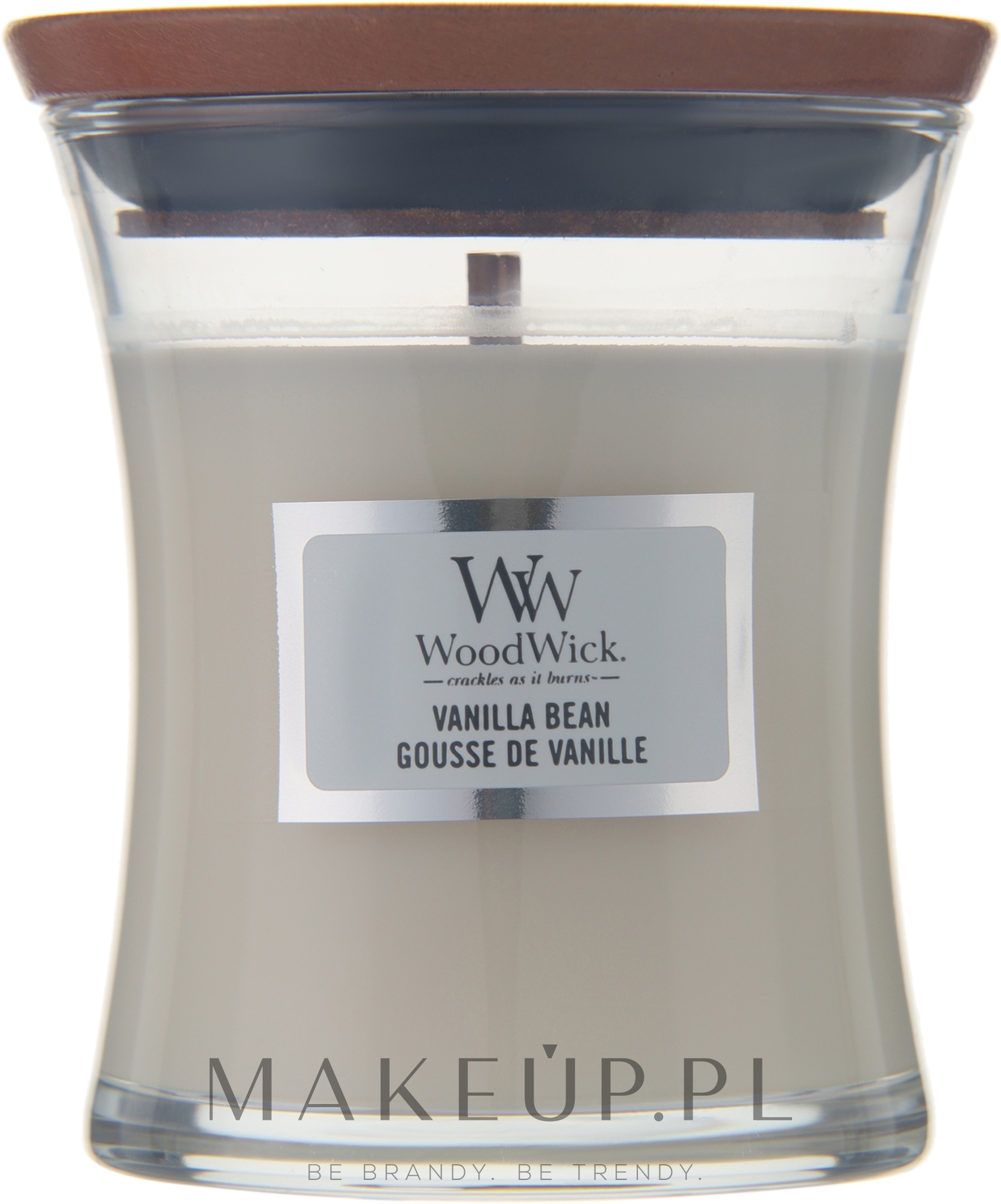 Świeca zapachowa w szkle - WoodWick Hourglass Candle Vanilla Bean — Zdjęcie 85 g