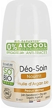 Dezodorant w kulce z olejkiem arganowym - So'Bio Etic Organic Argan Oil 24H Deodorant — Zdjęcie N1