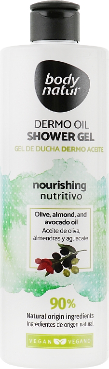 Żel pod prysznic z naturalnymi olejkami - Body Natur Dermo Oil Nourishing Shower Gel — Zdjęcie N1