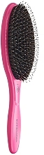 Szczotka - Olivia Garden Expert Care Oval Boar&Nylon Bristles Pink — Zdjęcie N2