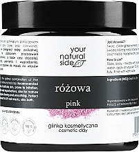 Kup 100% naturalna glinka różowa - Your Natural Side Natural Clays Glinka 