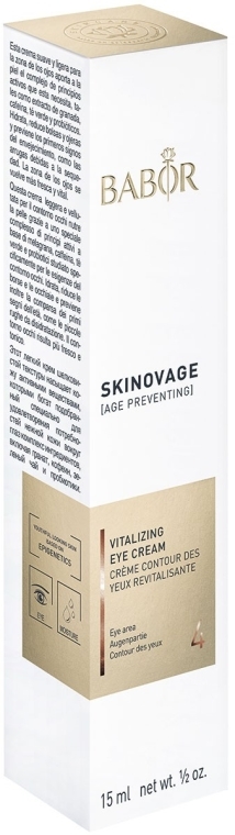 Krem do twarzy Doskonałość skóry - Babor Skinovage Vitalizing Eye Cream — Zdjęcie N2
